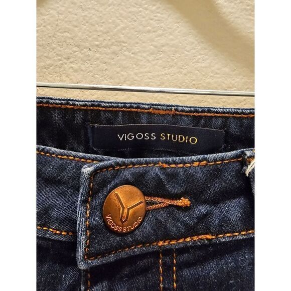 Vigross Studio Flare Stretch Jeans Size 9/10 30 - Picture 3 of 8